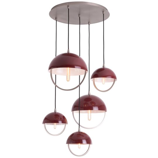 Mavisten Edition Copernica 30 Inch Multi Light Pendant by Robert Abbey