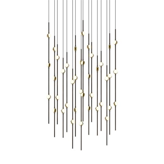 Constellation 22 Inch 40 Light Multi Light Pendant by SONNEMAN