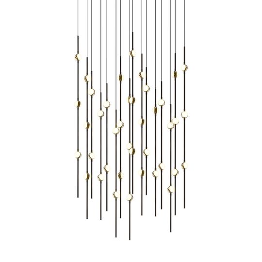 Constellation 22 Inch 40 Light Multi Light Pendant by SONNEMAN
