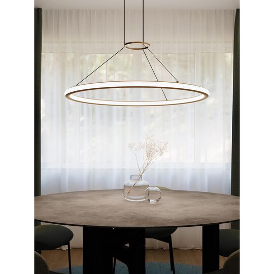 Luna 37 Inch LED Large Pendant by SONNEMAN