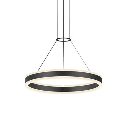 Double Corona 24 Inch Large Pendant by SONNEMAN