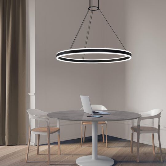 Double Corona 47 Inch Large Pendant by SONNEMAN