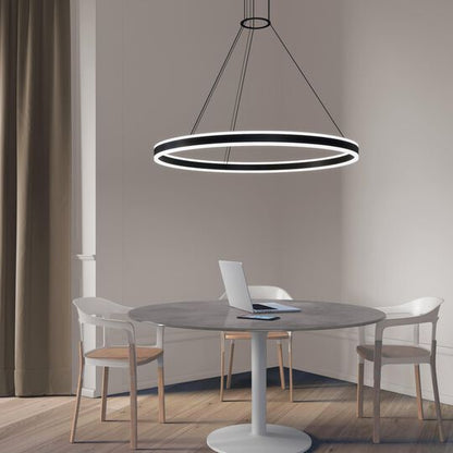 Double Corona 47 Inch Large Pendant by SONNEMAN