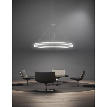 Double Corona 59 Inch Large Pendant by SONNEMAN