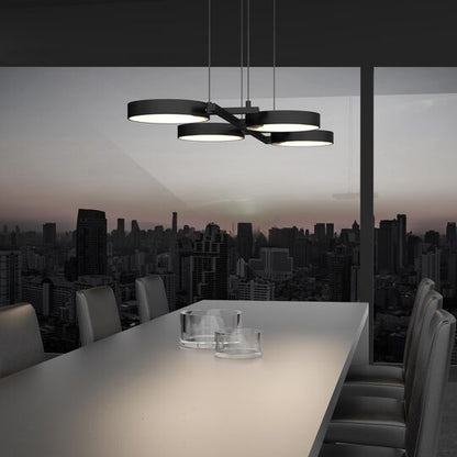Light Guide Ring 37 Inch LED Large Pendant by SONNEMAN