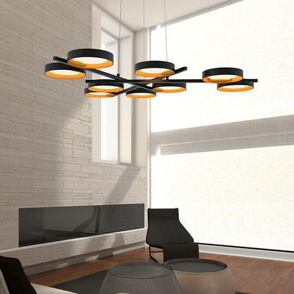 Light Guide Ring 37 Inch LED Large Pendant by SONNEMAN