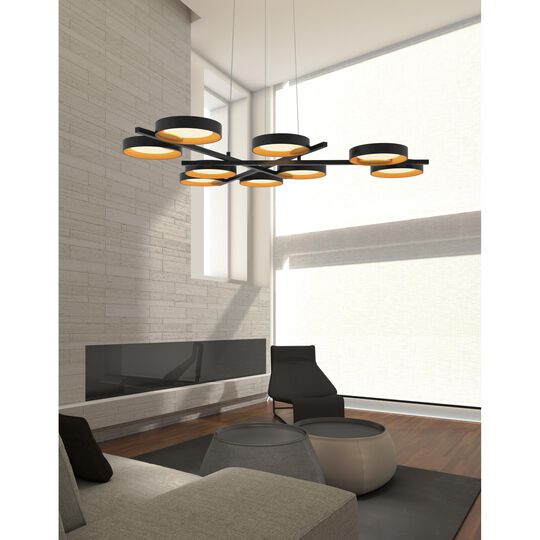 Light Guide Ring 48 Inch LED Large Pendant by SONNEMAN
