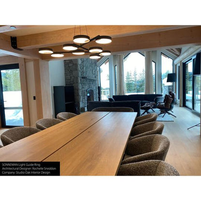 Light Guide Ring 48 Inch LED Large Pendant by SONNEMAN