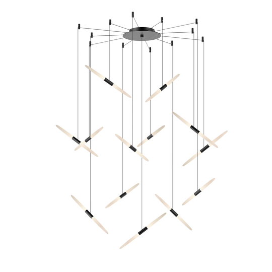 Ballet 27 Inch Multi Light Pendant by SONNEMAN