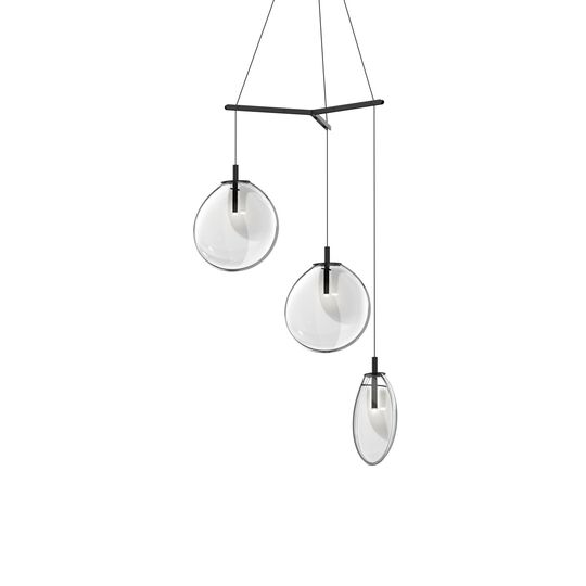 Cantina 33 Inch 3 Light LED Multi Light Pendant by SONNEMAN