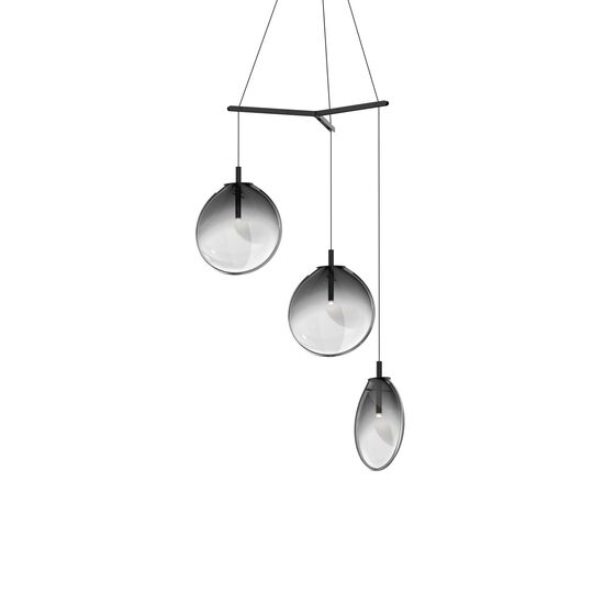 Cantina 33 Inch 3 Light LED Multi Light Pendant by SONNEMAN