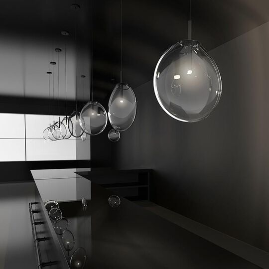 Cantina 33 Inch 3 Light LED Multi Light Pendant by SONNEMAN