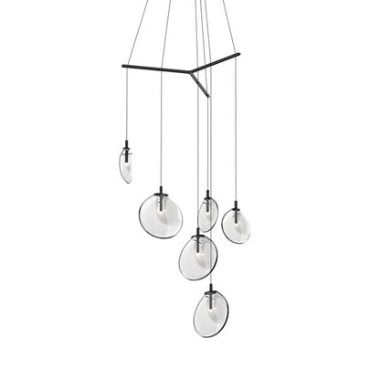 Cantina 42 Inch 6 Light LED Multi Light Pendant by SONNEMAN