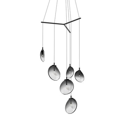 Cantina 42 Inch 6 Light LED Multi Light Pendant by SONNEMAN