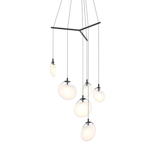 Cantina 42 Inch 6 Light LED Multi Light Pendant by SONNEMAN