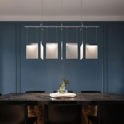 V Panels 56 Inch Multi Light Pendant by SONNEMAN