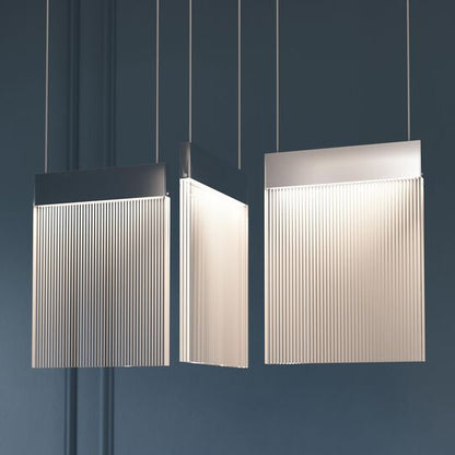 V Panels 56 Inch Multi Light Pendant by SONNEMAN