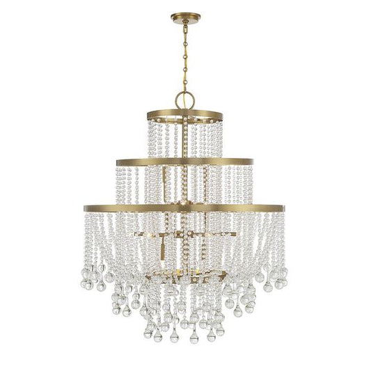 Luna 45 Inch 15 Light Chandelier by Savoy House