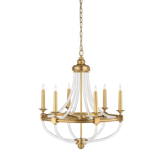 Prospect 28 Inch 6 Light Chandelier by Wildwood