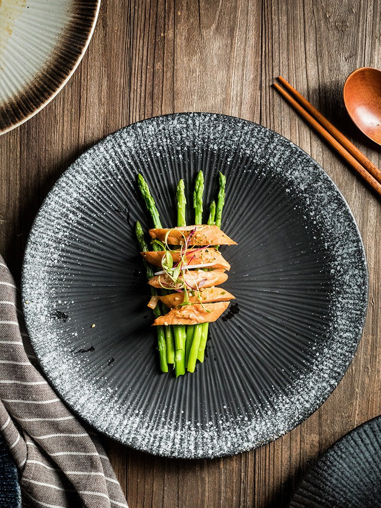 Crestline Stripe Glaze Dining Plate