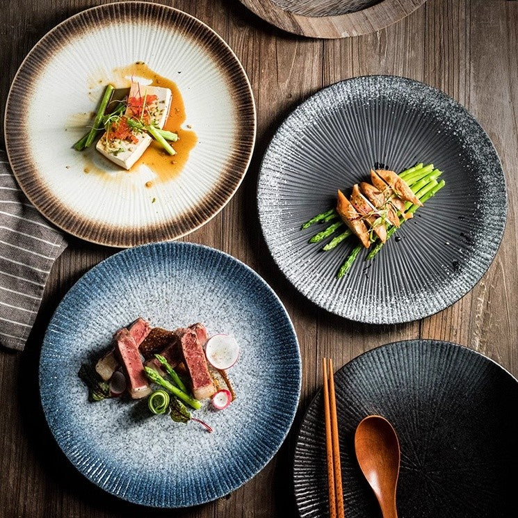 Crestline Stripe Glaze Dining Plate