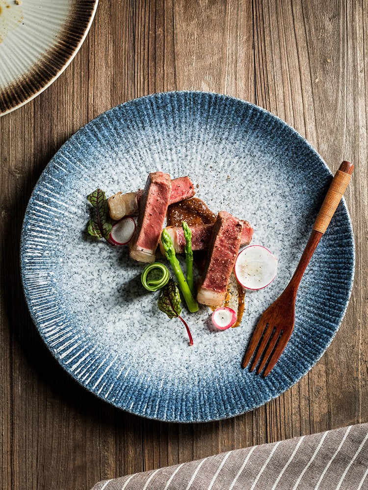 Crestline Stripe Glaze Dining Plate