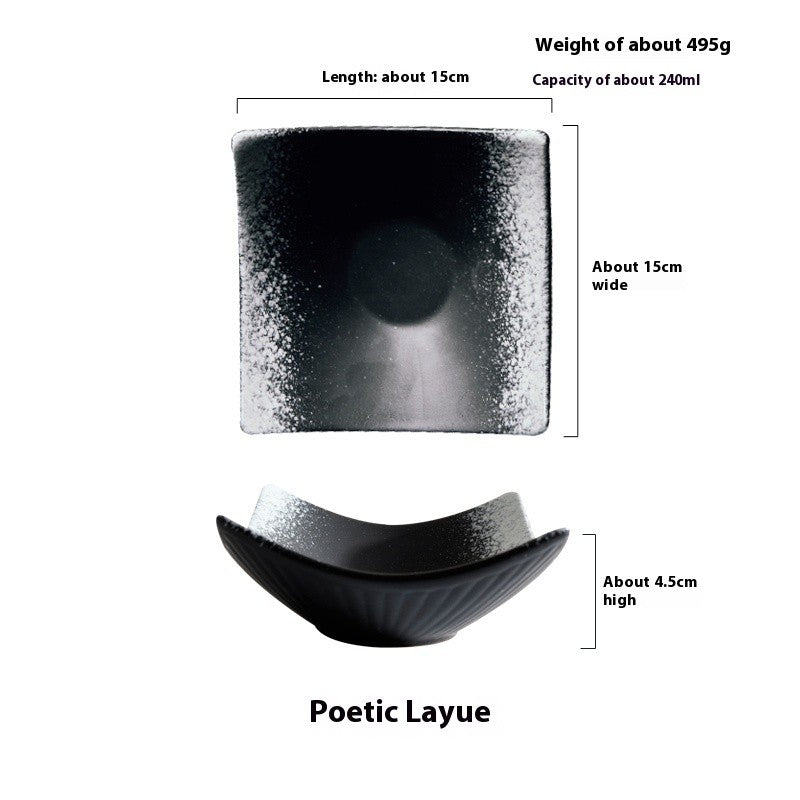 Driftline Irregular Ceramic Plate