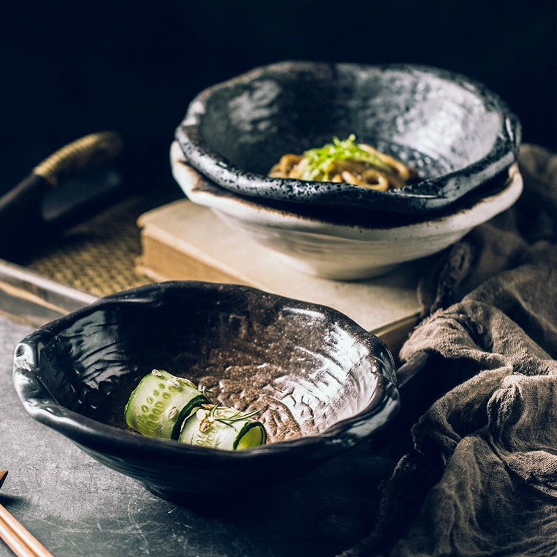 Driftwave Textured Serving Bowl