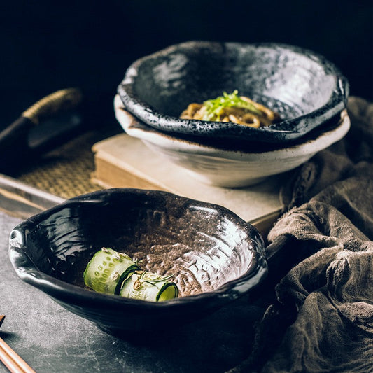 Driftwave Textured Serving Bowl