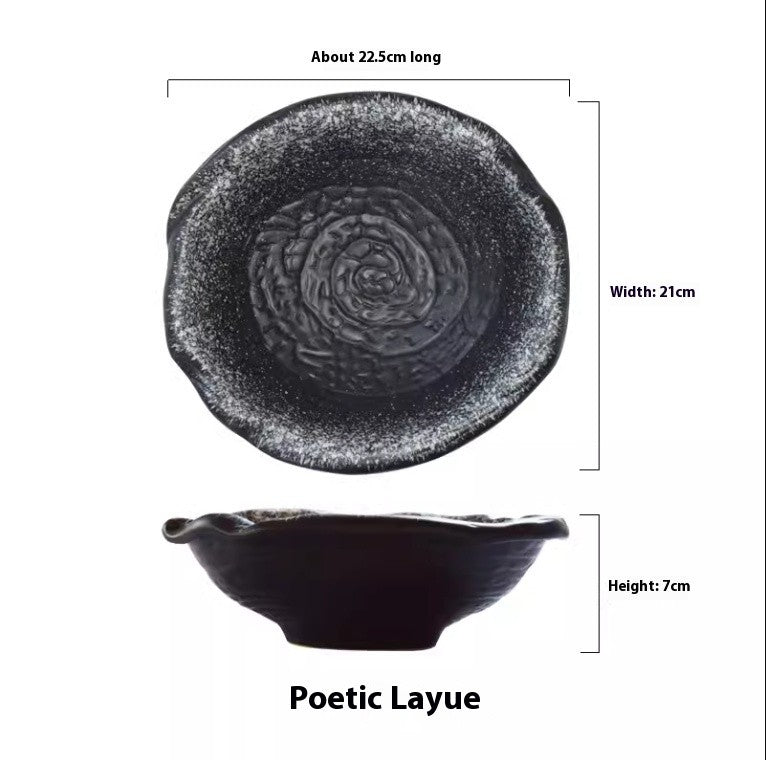Driftwave Textured Serving Bowl