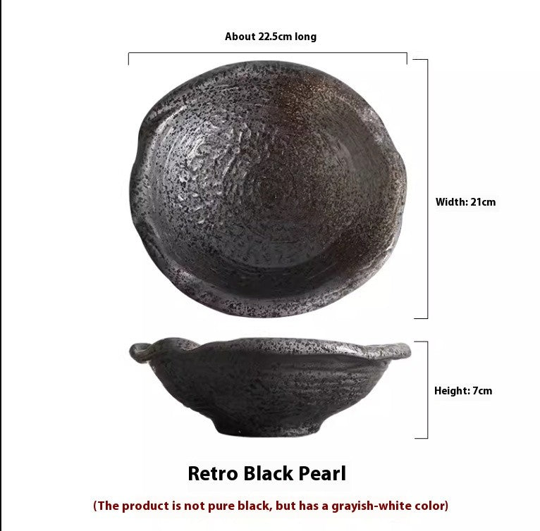 Driftwave Textured Serving Bowl