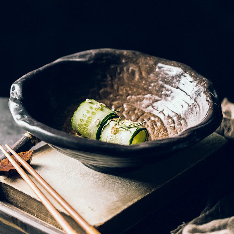 Driftwave Textured Serving Bowl