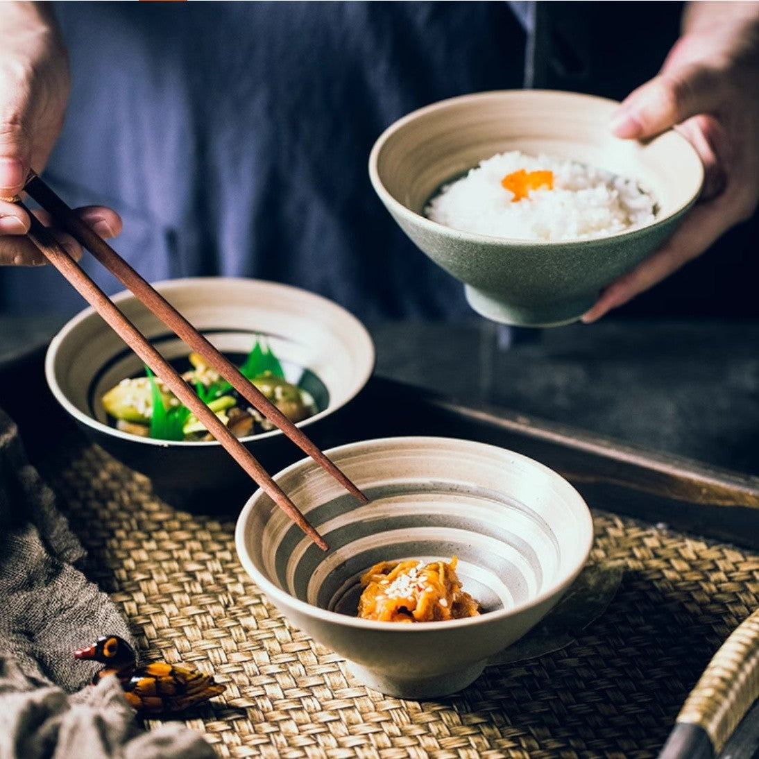 EchoHorn Glaze Rice Bowl