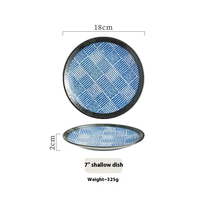 Edo Breeze Ceramic Shallow Plate