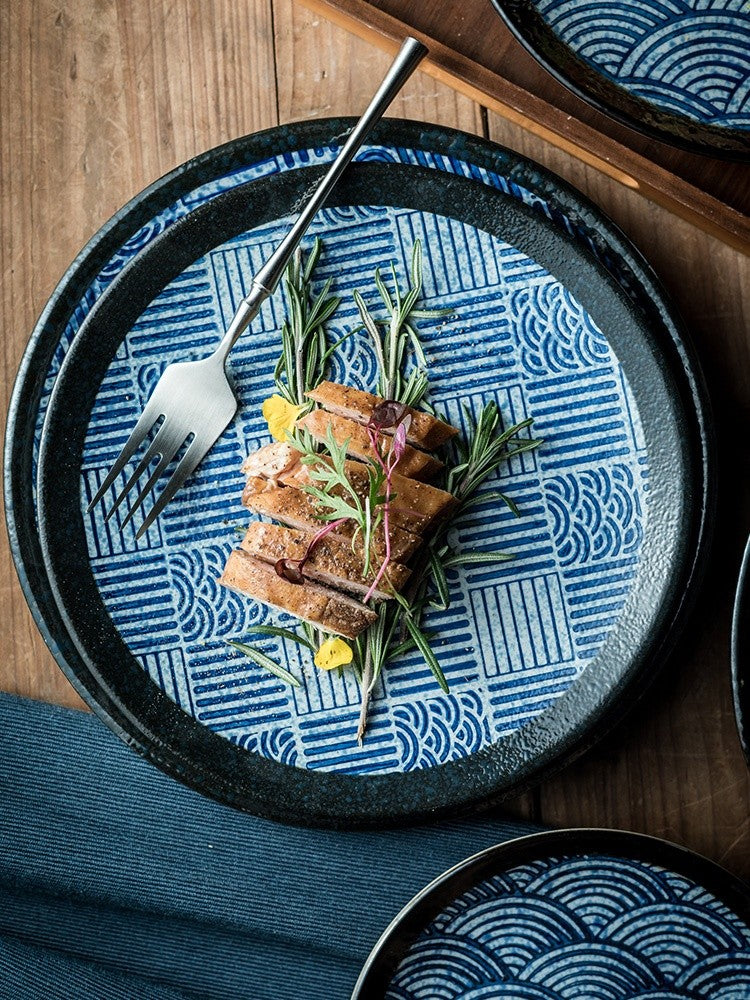 Edo Breeze Ceramic Shallow Plate