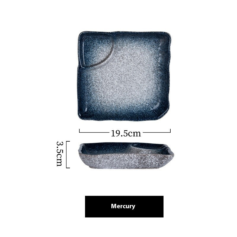 Glaze Craft Dumpling & Sauce Plate