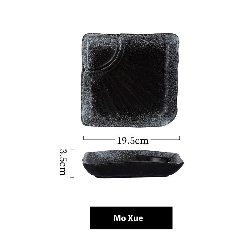 Glaze Craft Dumpling & Sauce Plate