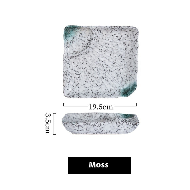 Glaze Craft Dumpling & Sauce Plate