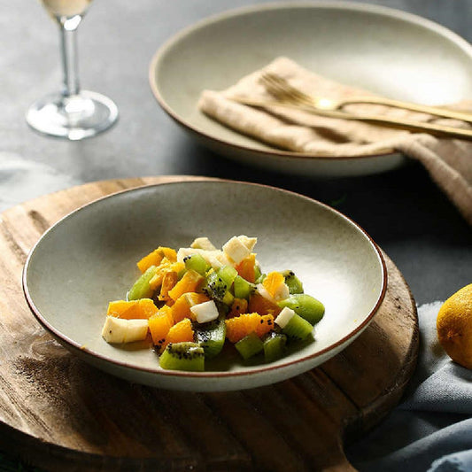 Hearthbound Deep Ceramic Meal Plate
