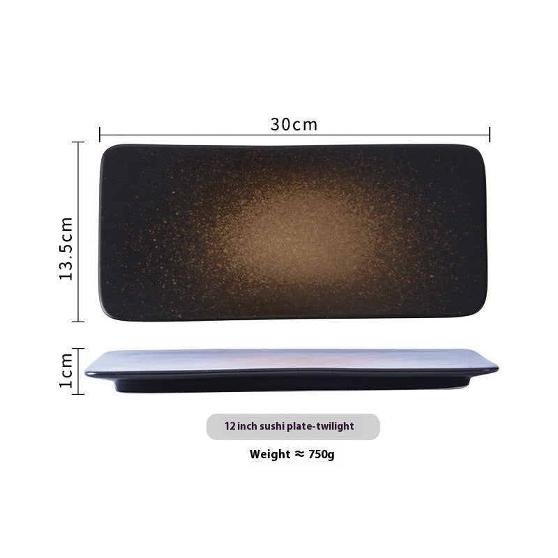 Horizon Glaze Sushi & Serving Plate