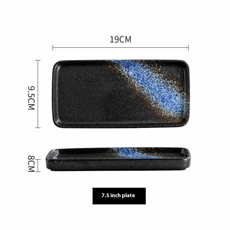 Horizon Ridge Rectangular Sushi Plate