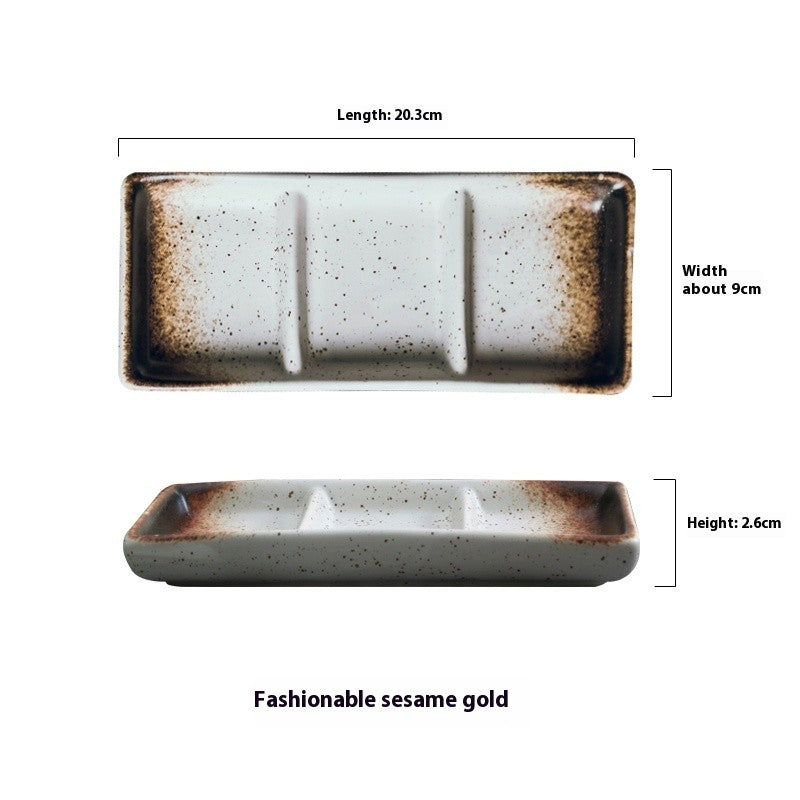 Horizon Slate Rectangular Serving Plate