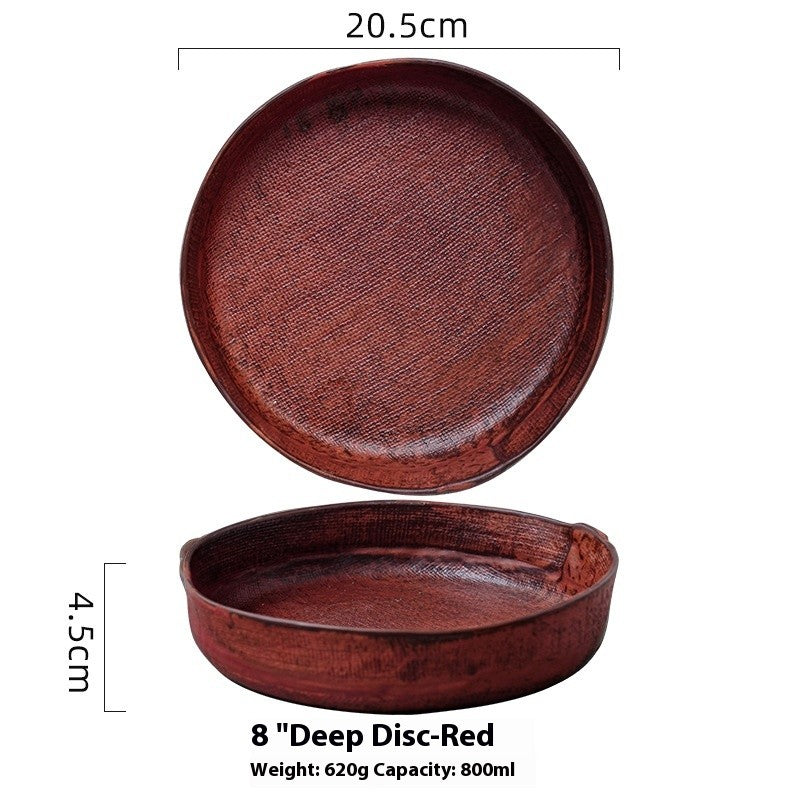 Kumo Vintage Deep Ceramic Plate