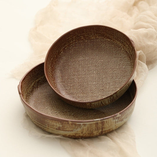 Kumo Vintage Deep Ceramic Plate