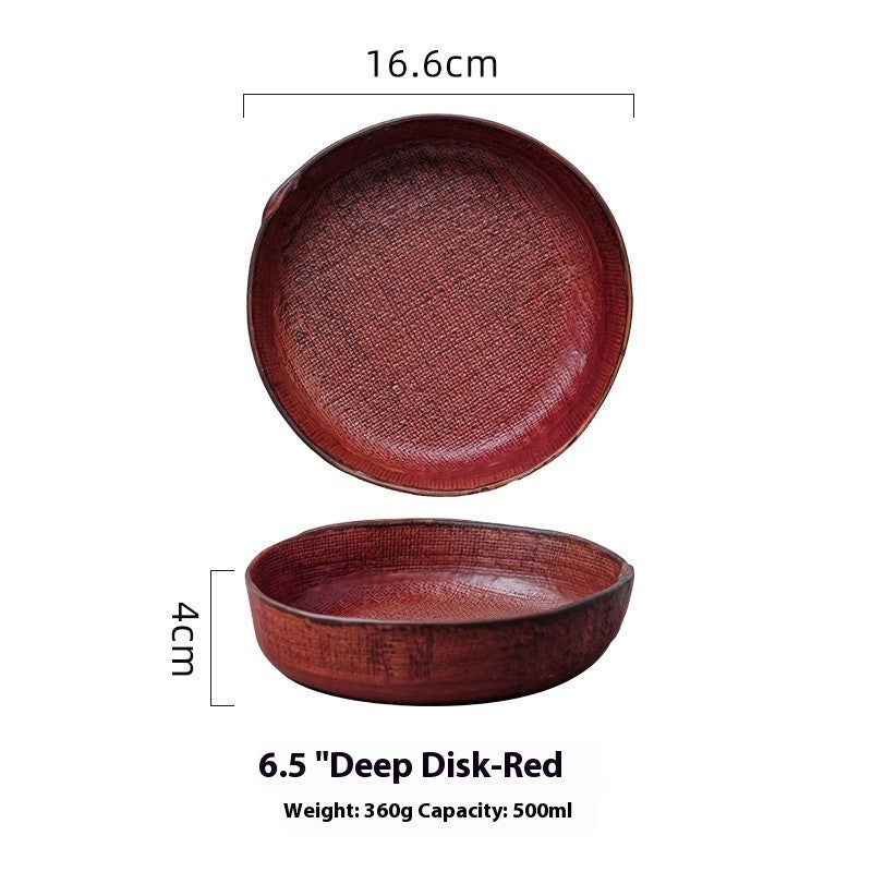 Kumo Vintage Deep Ceramic Plate