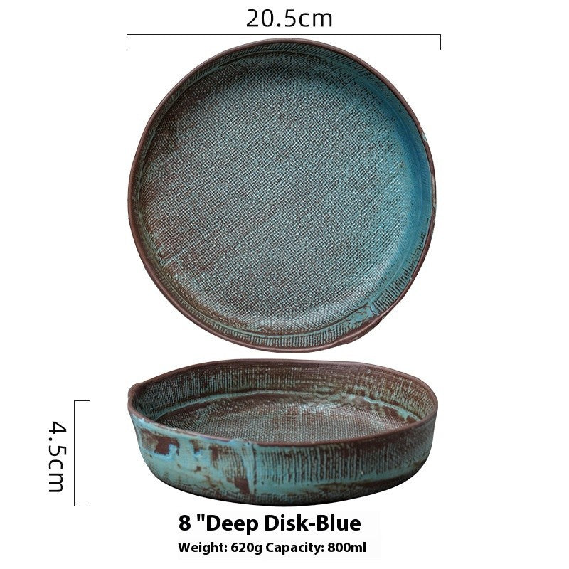 Kumo Vintage Deep Ceramic Plate
