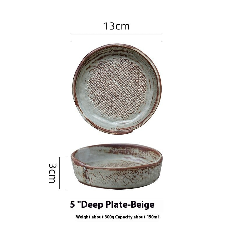 Kumo Vintage Deep Ceramic Plate