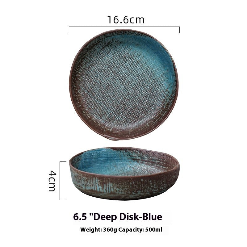 Kumo Vintage Deep Ceramic Plate