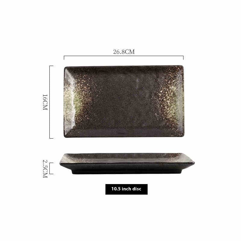 Lotus Edge Rectangular Serving Plate