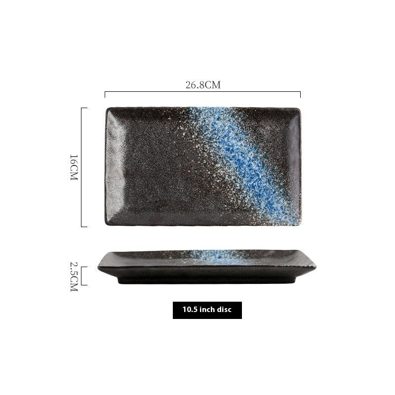 Lotus Edge Rectangular Serving Plate